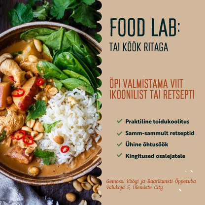 FOOD LAB: Tai köök Ritaga 14. mail