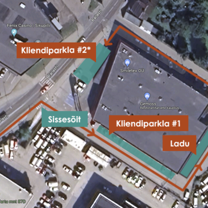 Parkimiskorralduse muudatus Gemoss Tallinna kaupluse ees 6.10.-29.10.2023