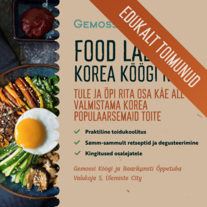 FOOD LAB: Korea köögi nipid 6. ja 13.. veebruaril